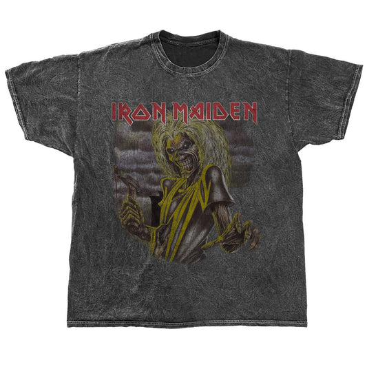 Iron Maiden - Killers Distressed - Dark Etch-dyed T-shirt