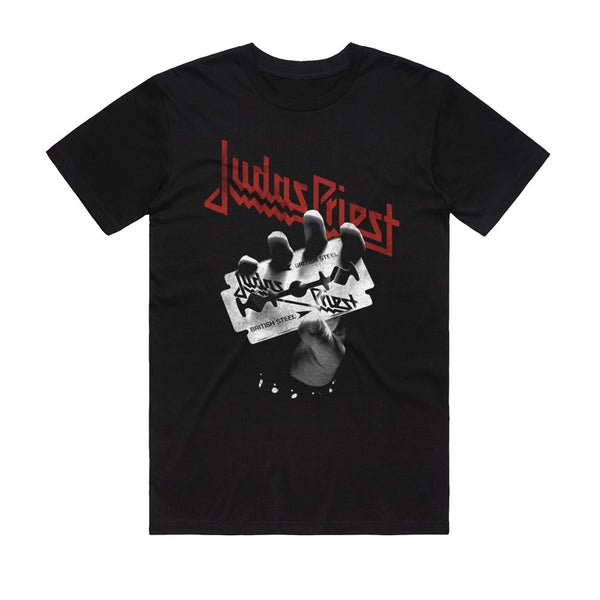 Judas Priest - Grey Steel - Black T-shirt – Official Merchandise Store