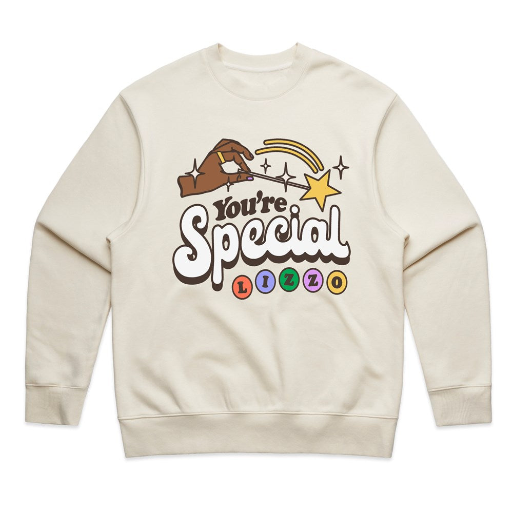 Lizzo - Special Wand -  Ecru Crewneck