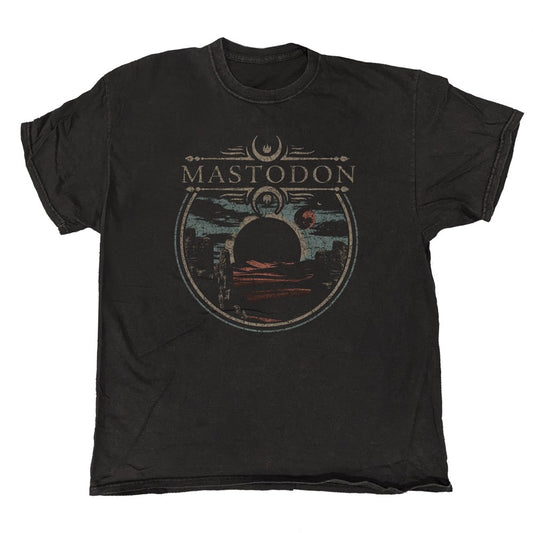 Mastodon - Horizon Black Vintage Wash T-shirt