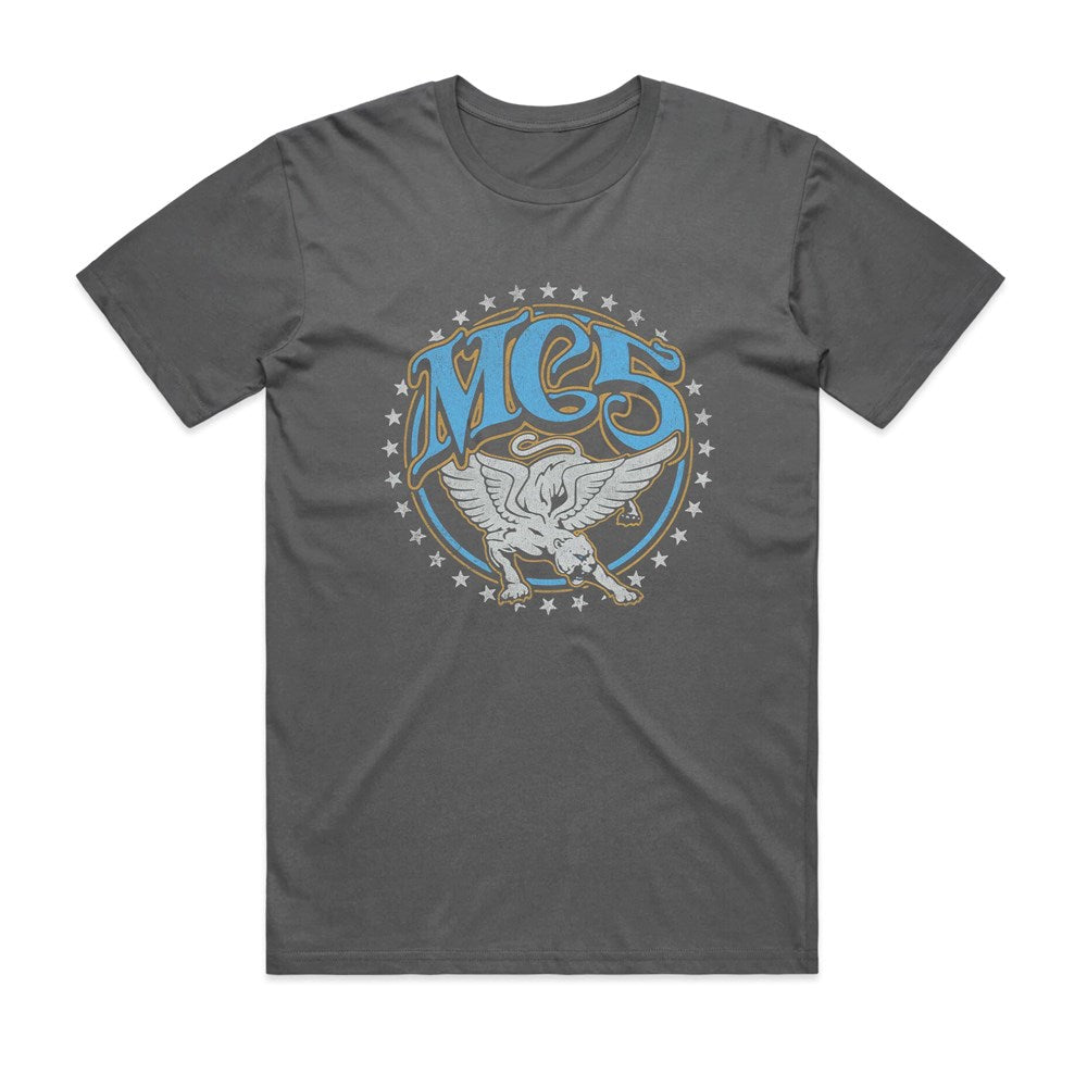 MC5 - Starred Badge - Charcoal T-shirt