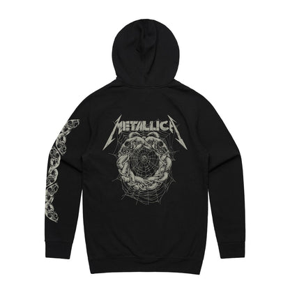 Metallica - Snake Ring - Black Pullover Hooded Sweatshirt
