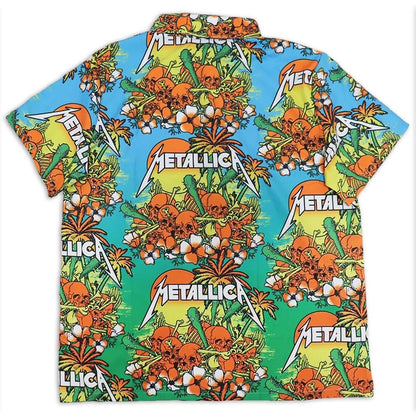 Metallica - Sunset Skulls - Hawaiian Shirt