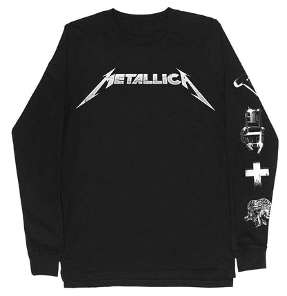Metallica - First Four Long Sleeve Black T-shirt