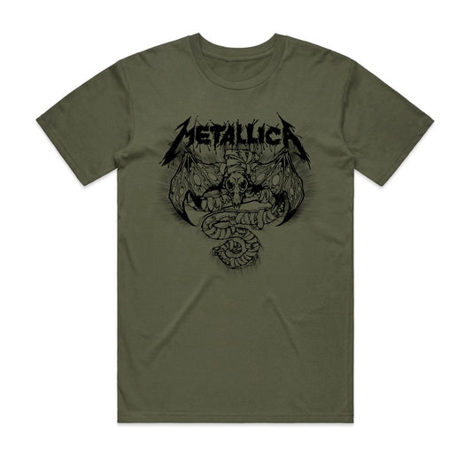 Metallica - Roam Mono Blast - T-shirt Military Green