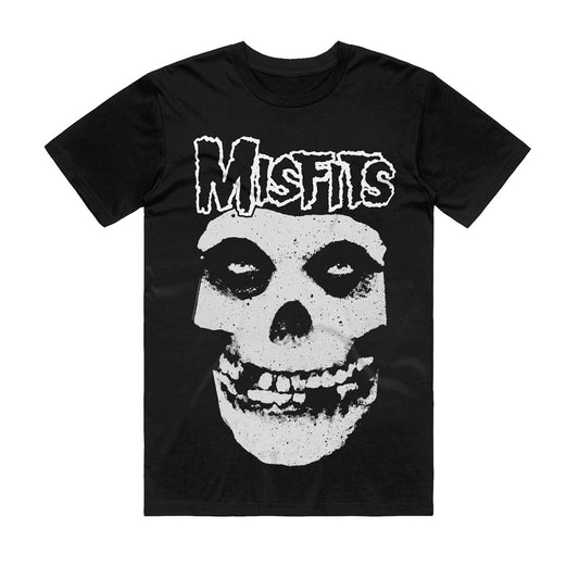 Misfits - Classic Fiend with Logo -  T-shirt Black