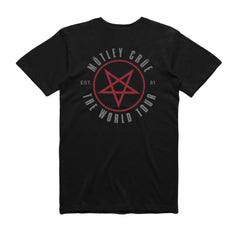 Motley Crue - Bolt World Tour - Black T-shirt