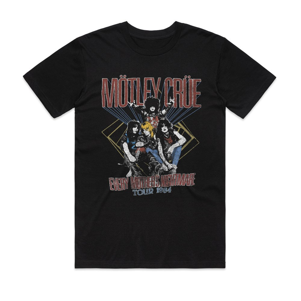 Motley Crue - Mothers Nightmare 84'  Tshirt Black