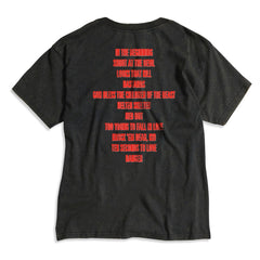 Motley Crue - Pentagram Tracklist - Black Vintage T-shirt