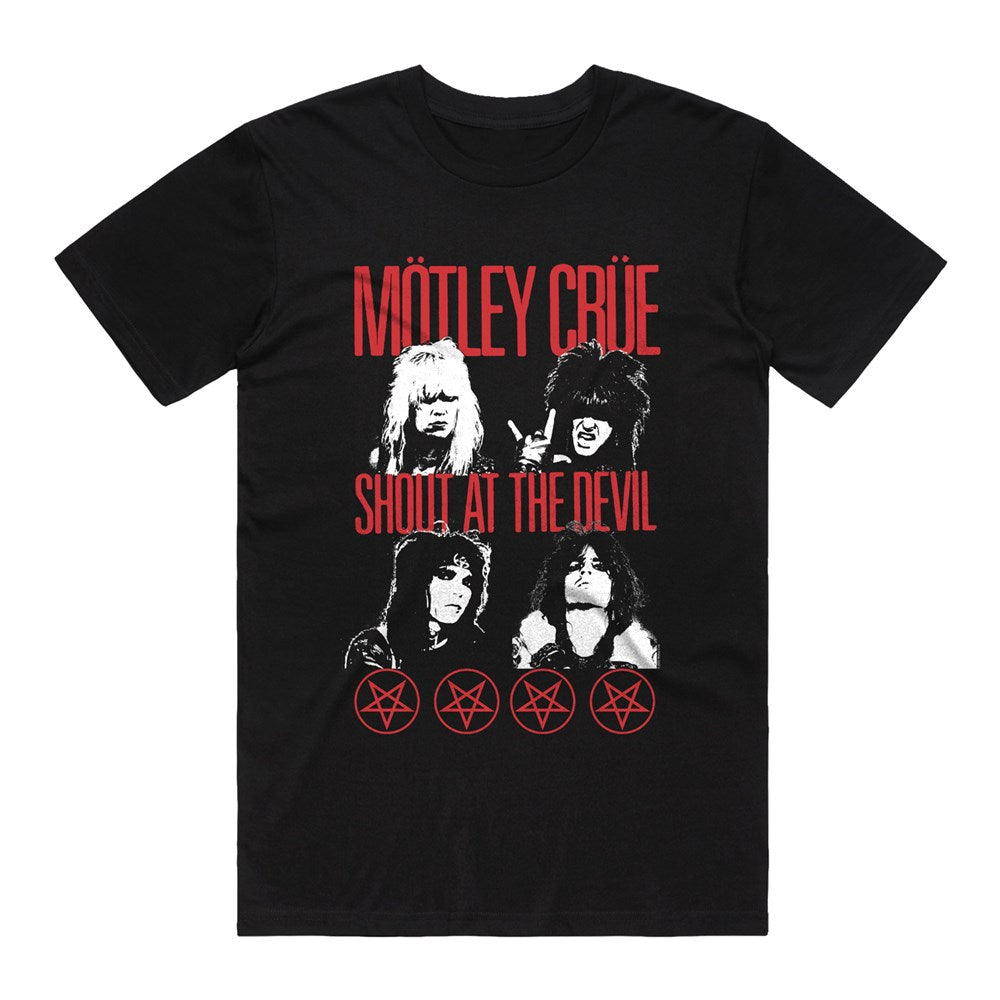 Motley Crue - SATD Photo - T-shirt Black
