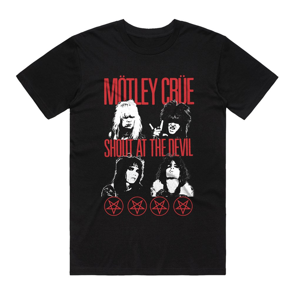 Motley Crue - SATD Photo - Black T-shirt