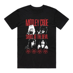 Motley Crue - SATD Photo - Black T-shirt