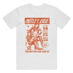 Motley Crue - Whiskey Go Go - White T-shirt