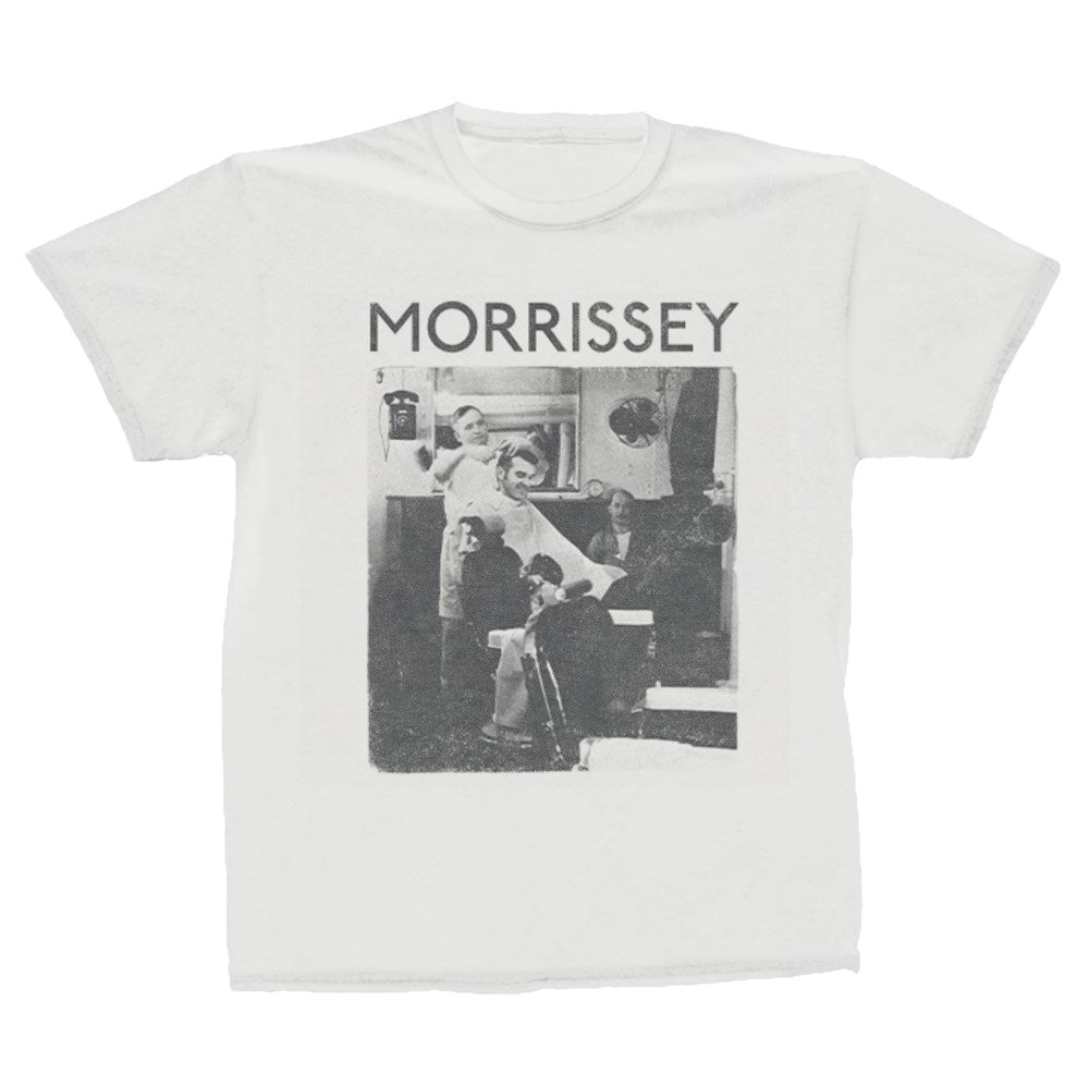 Morrissey - Barbershop - White Vintage Wash T-shirt