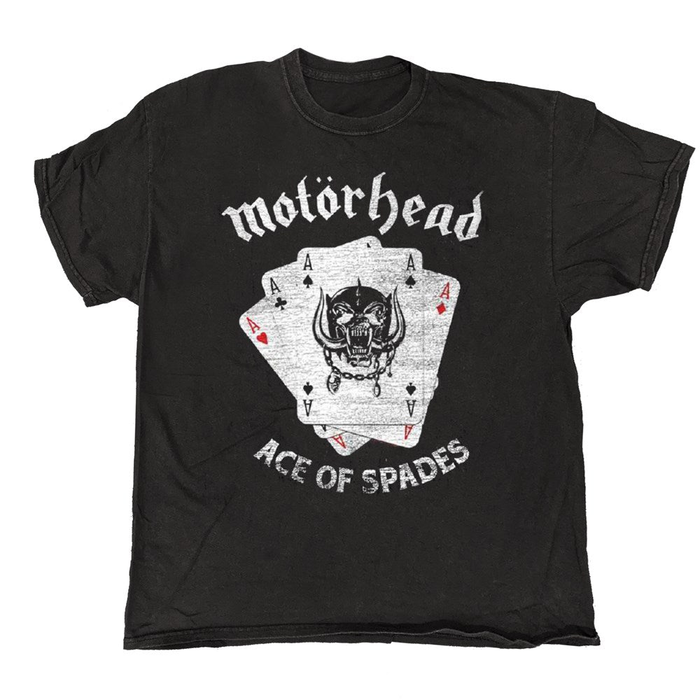 Motorhead - Warpig Ace of Spades  - Vintage Wash T-shirt Black