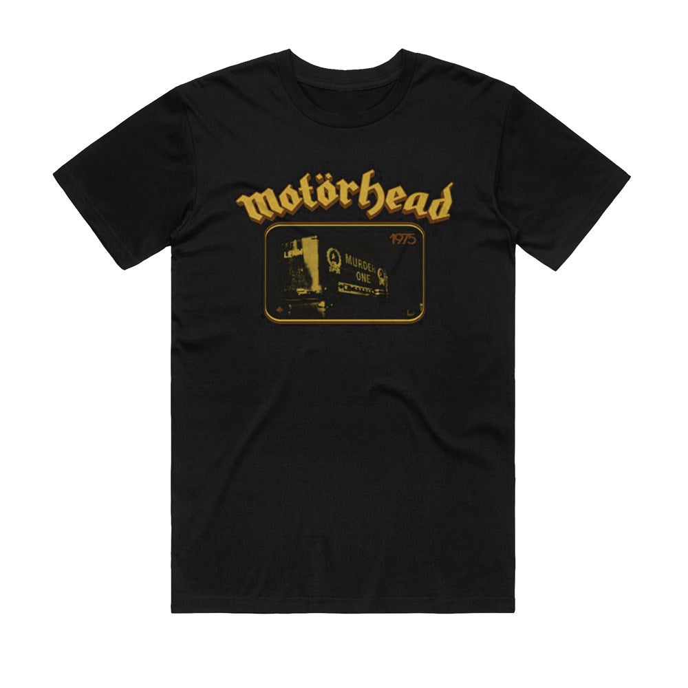 Motorhead - Murder One 1975 - Black T-shirt - Official Merchandise Store