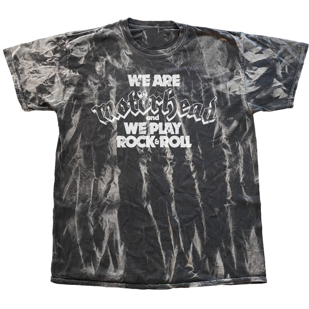 Motorhead - Rock & Roll - Striped Tie-dyed T-shirt