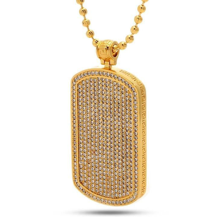 Snoop Dogg - The Gold Dog Tag Necklace // Designed by Snoop Dogg x King Ice