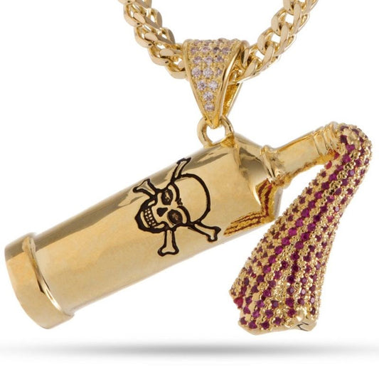 Snoop Dogg - The Molotov Cocktail Necklace // Designed by Snoop Dogg x King Ice