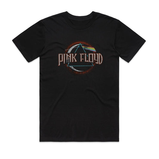 Pink Floyd - Dark Side Distressed - Black T-shirt