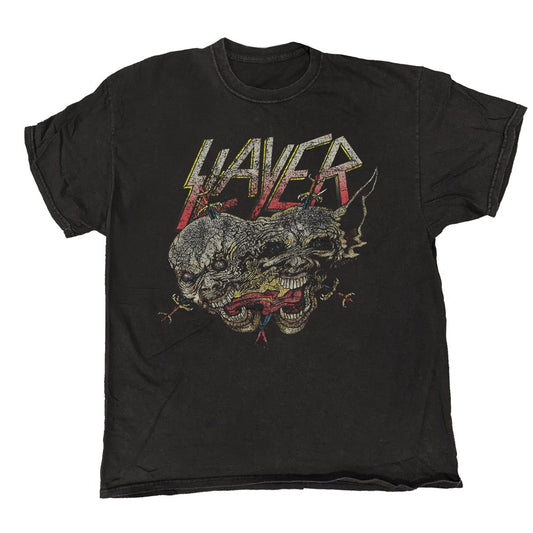 Slayer - Demon Melt - Black Vintage Wash T-shirt