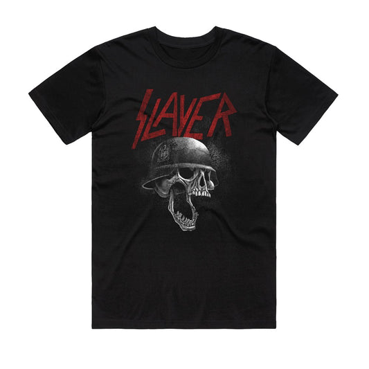 Slayer - Skull Helmet - T-shirt Black