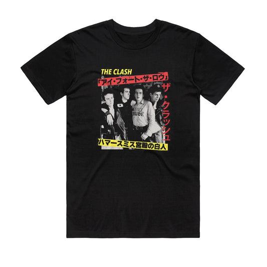 The Clash - London Call Japan Black T-shirt