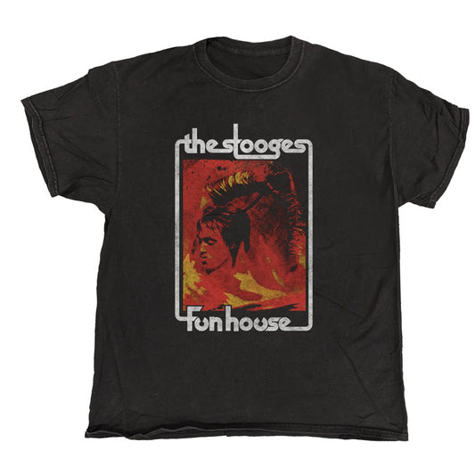 The Stooges - Funhouse Black Vintage Wash T-shirt