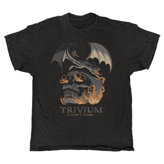 Trivium - Court of the Dragon - T-shirt Black Vintage Wash