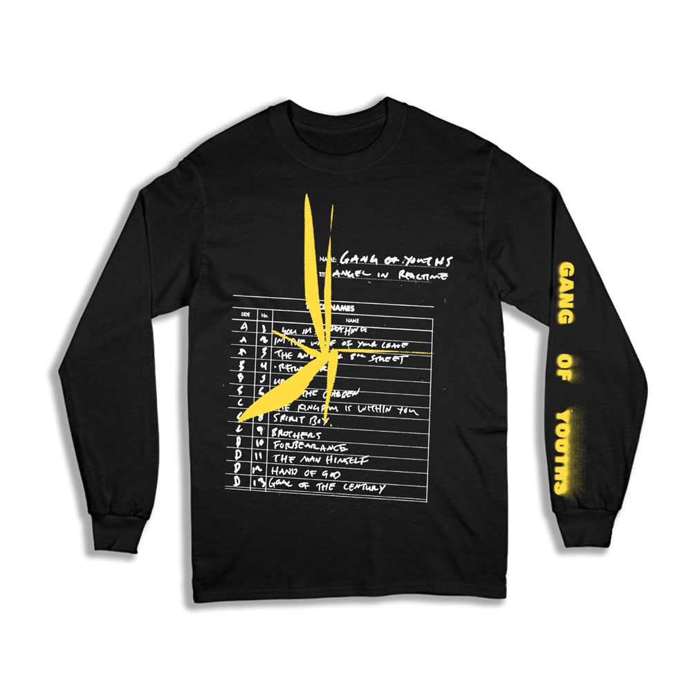 Gang of Youths - Tracklist - Black Longsleeve